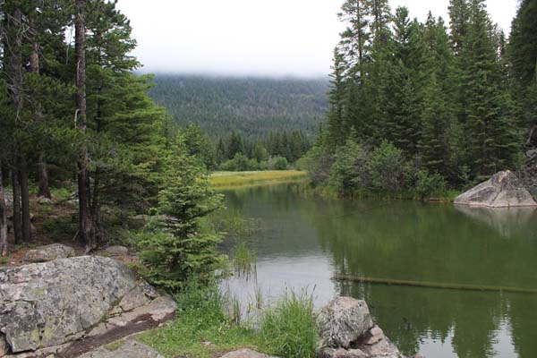 brays pond near hawley mountain guest ranch